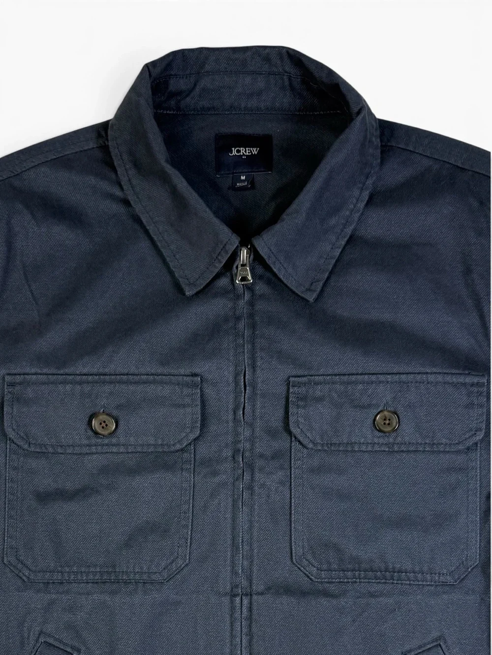 NWOT J. Crew Twill Station Jacket Navy Men’s Medium